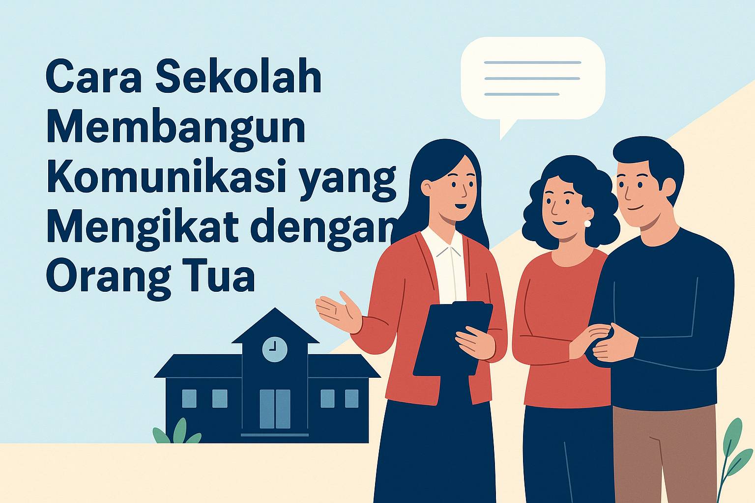 Cara Sekolah Membangun Komunikasi yang Mengikat dengan Orang Tua