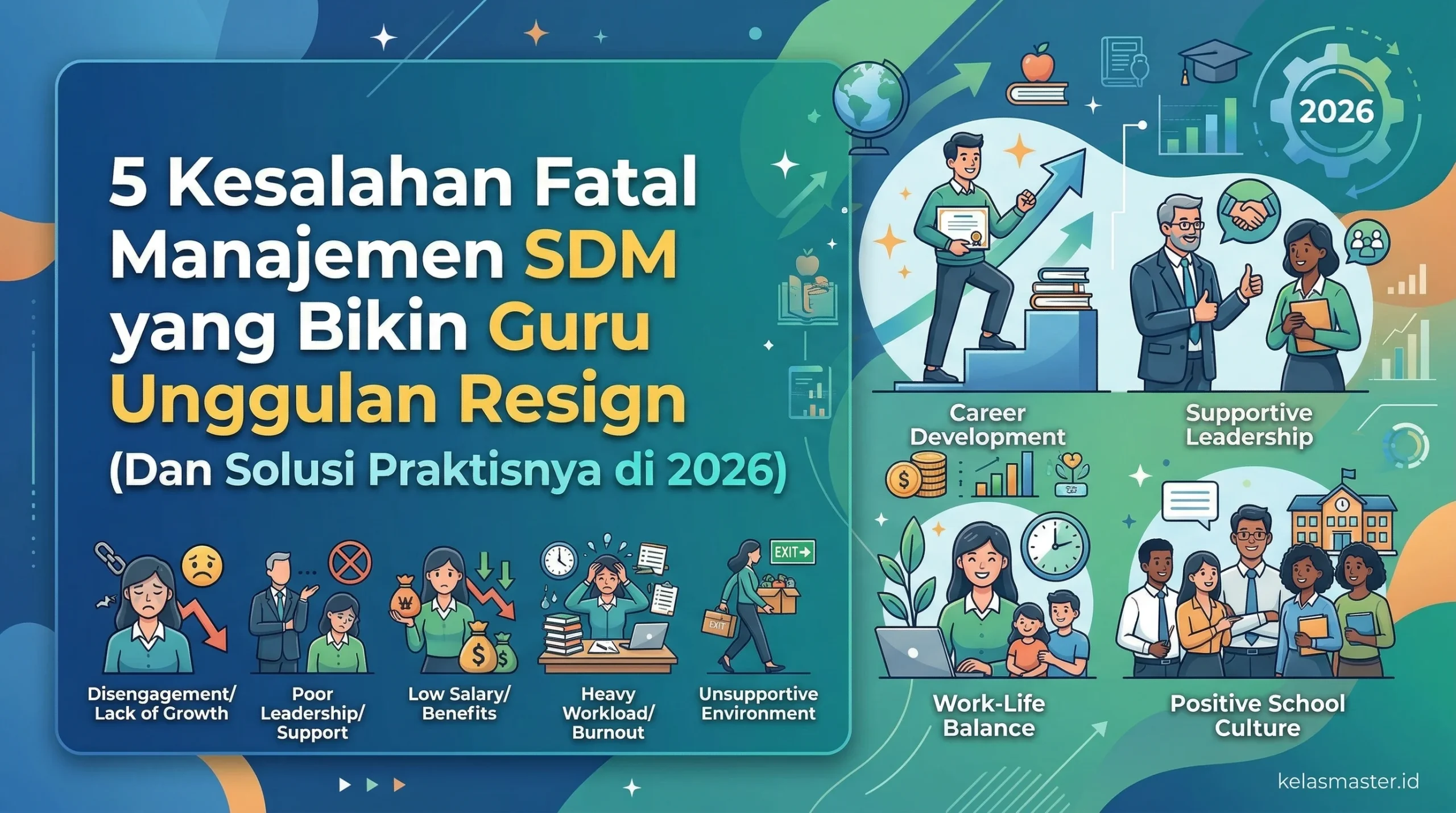 5 Kesalahan Fatal Manajemen SDM yang Bikin Guru Unggulan Resign (Dan Solusi Praktisnya di 2026)
