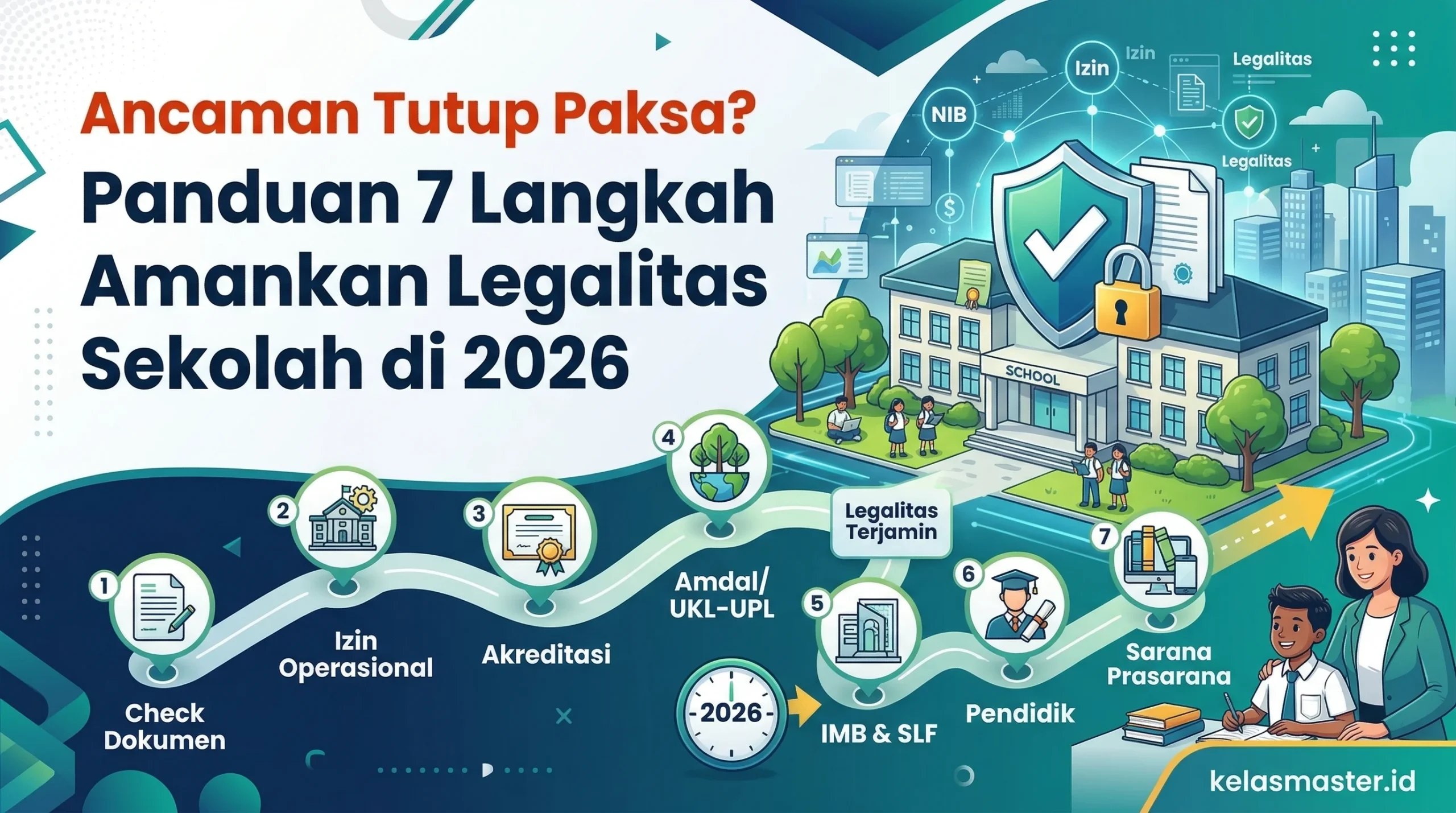 Ancaman Tutup Paksa? Panduan 7 Langkah Amankan Legalitas Sekolah di 2026