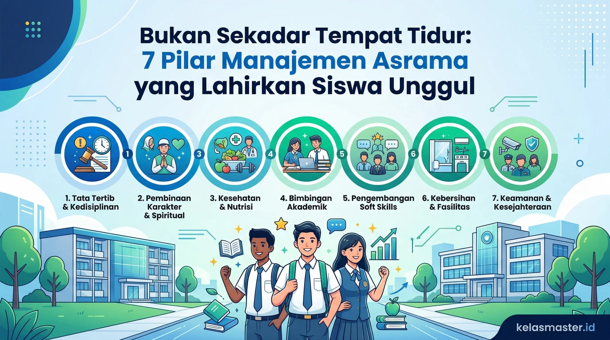 Bukan Sekadar Tempat Tidur: 7 Pilar Manajemen Asrama yang Lahirkan Siswa Unggul