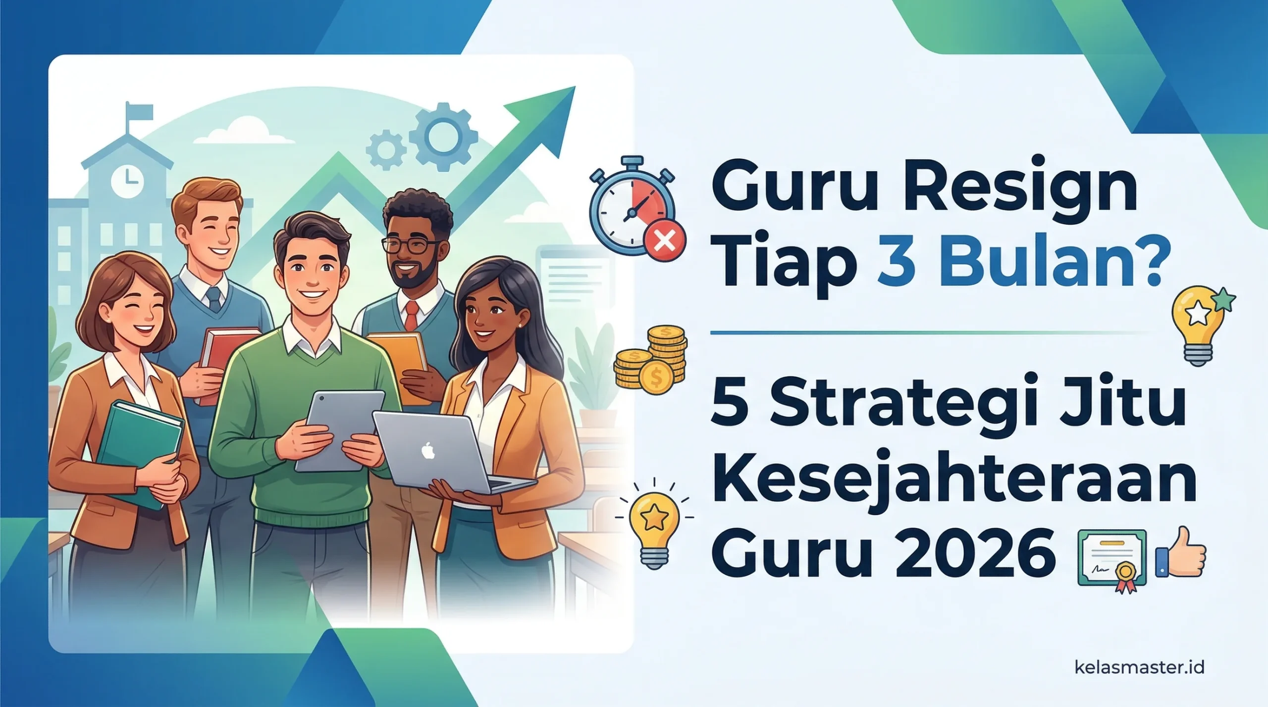 Guru Resign Tiap 3 Bulan? 5 Strategi Jitu Kesejahteraan Guru 2026