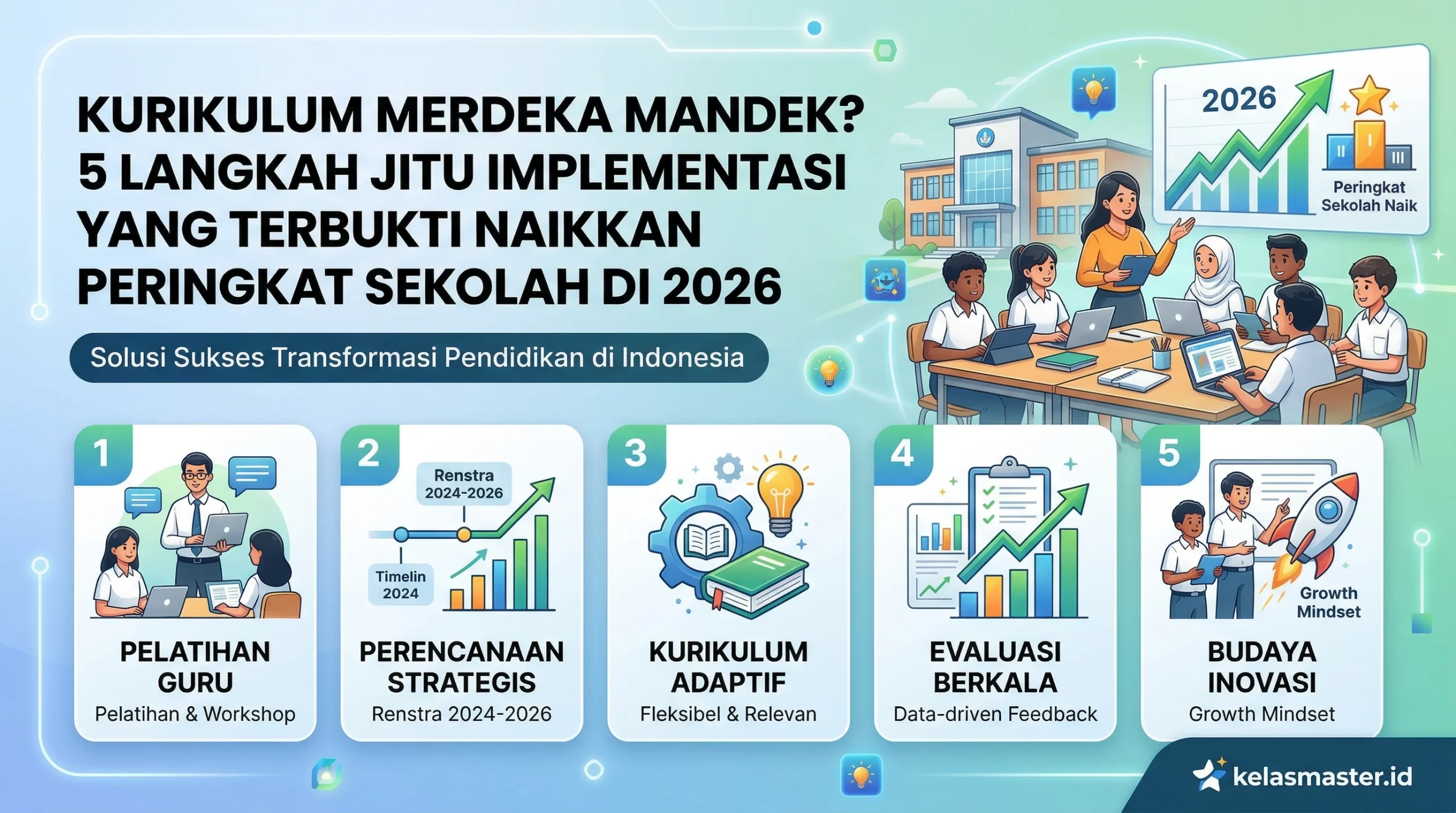 Kurikulum Merdeka Mandek? 5 Langkah Jitu Implementasi yang Terbukti Naikkan Peringkat Sekolah di 2026