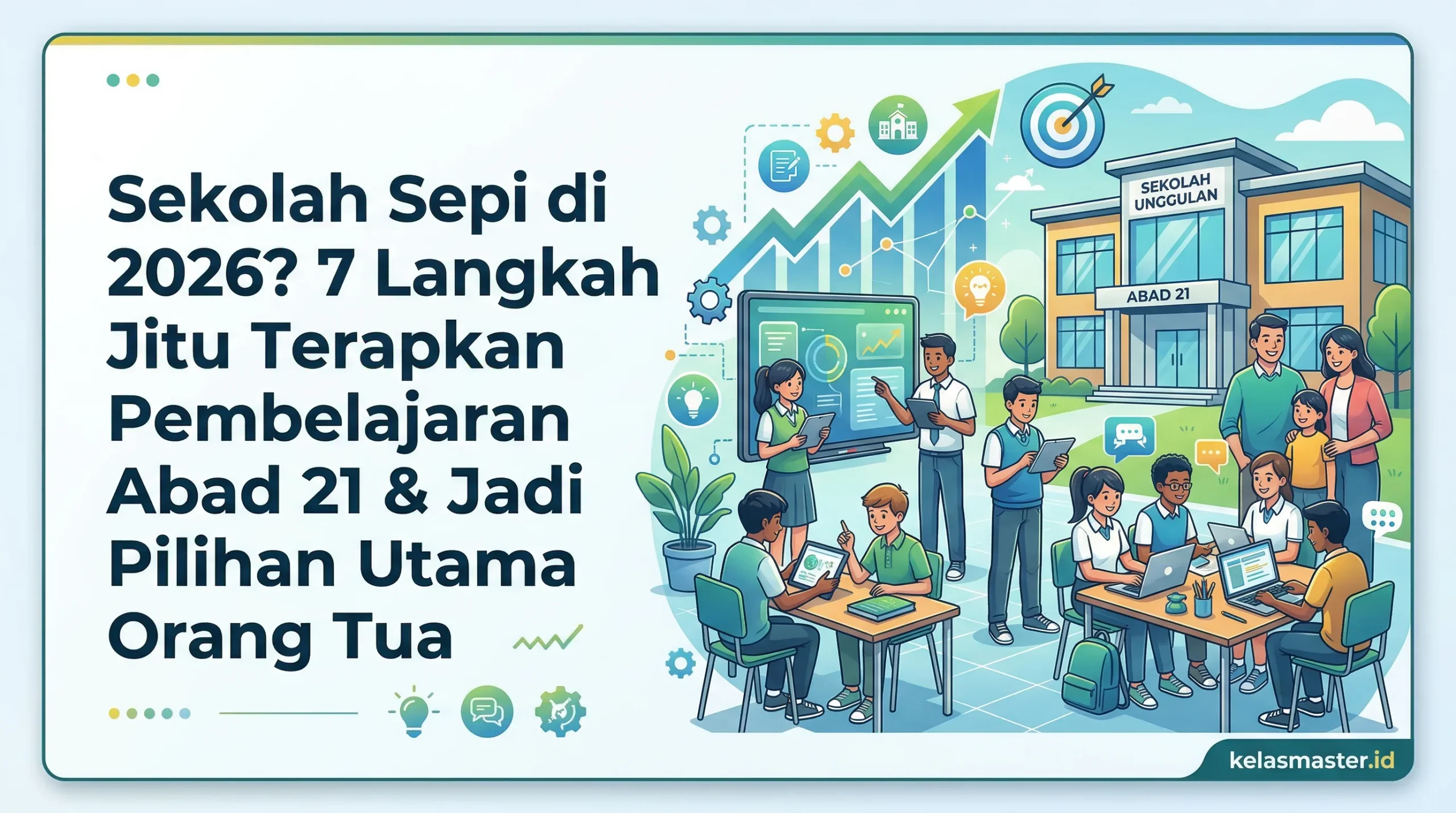 Sekolah Sepi di 2026? 7 Langkah Jitu Terapkan Pembelajaran Abad 21 & Jadi Pilihan Utama Orang Tua