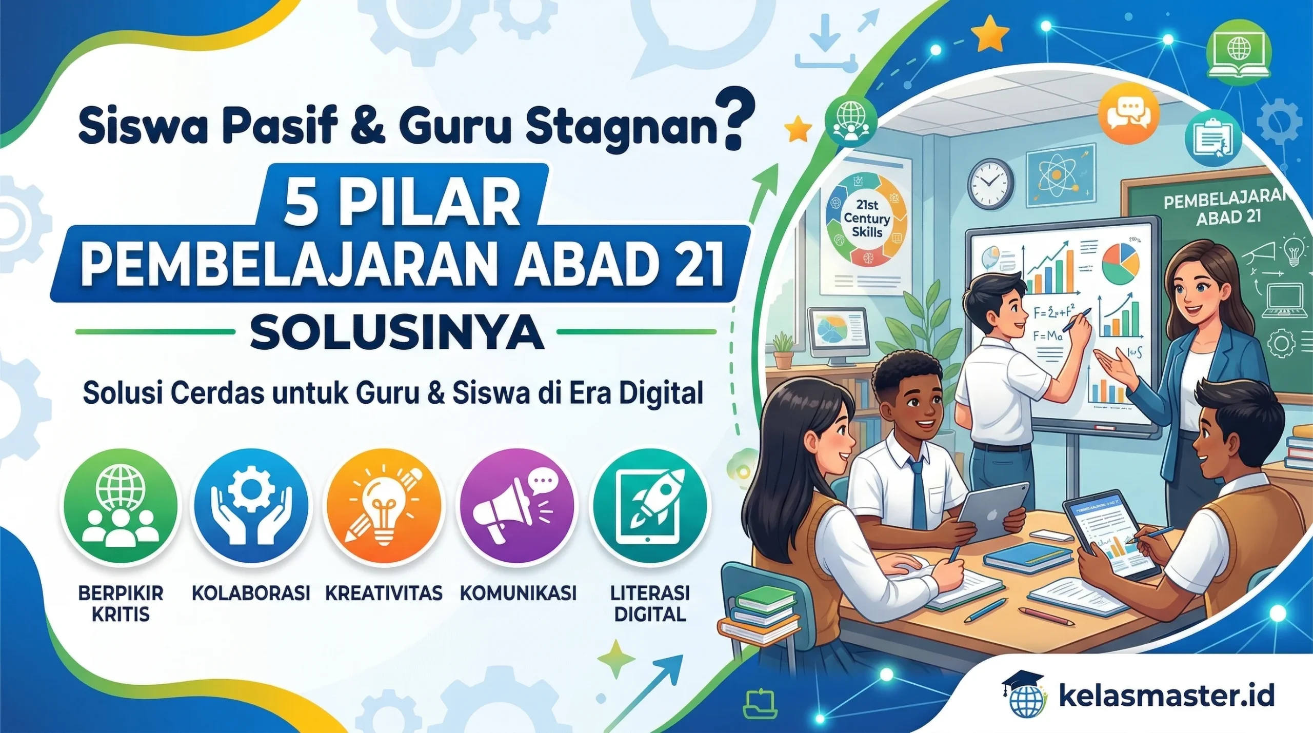 Siswa Pasif & Guru Stagnan? 5 Pilar Pembelajaran Abad 21 Solusinya