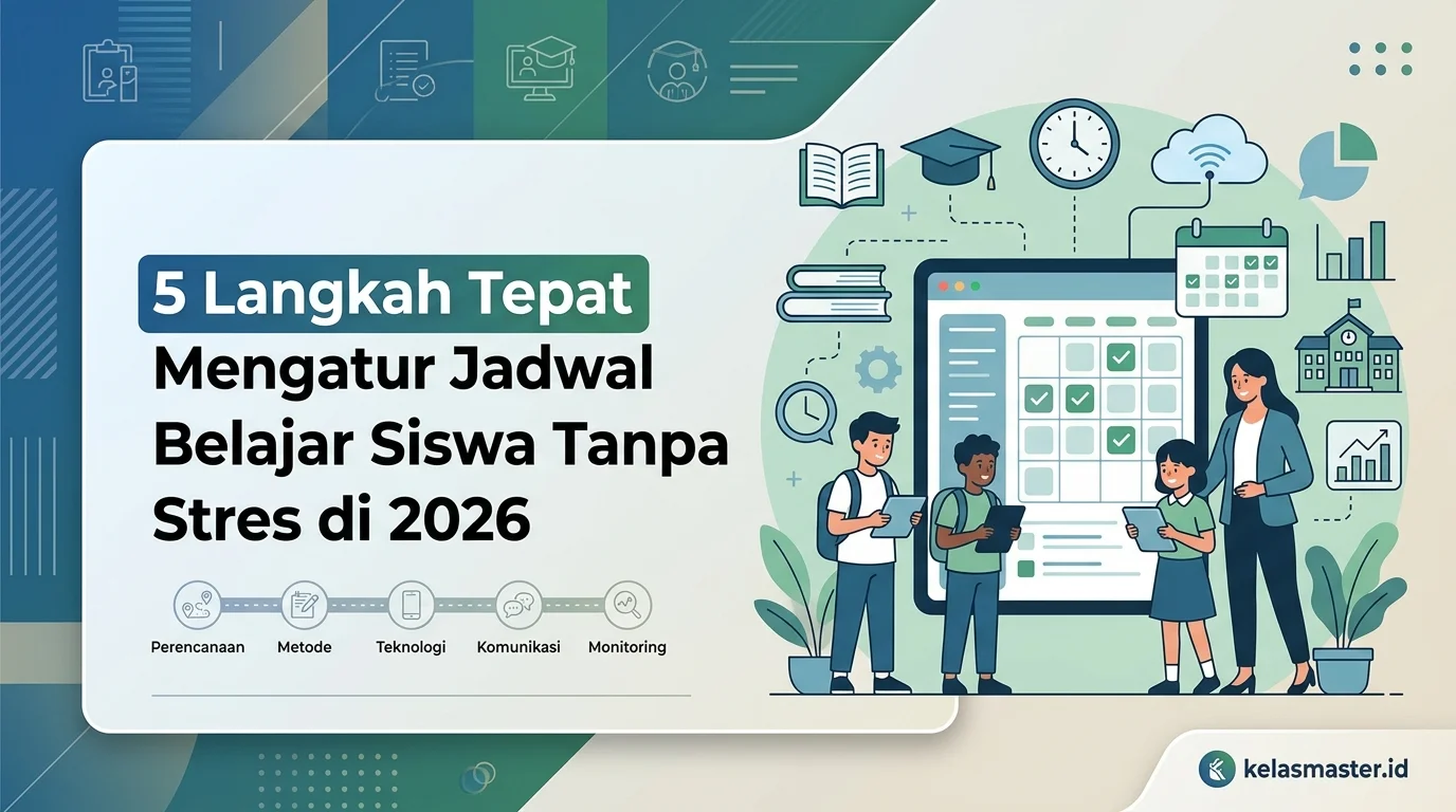 5 Langkah Tepat Mengatur Jadwal Belajar Siswa Tanpa Stres di 2026