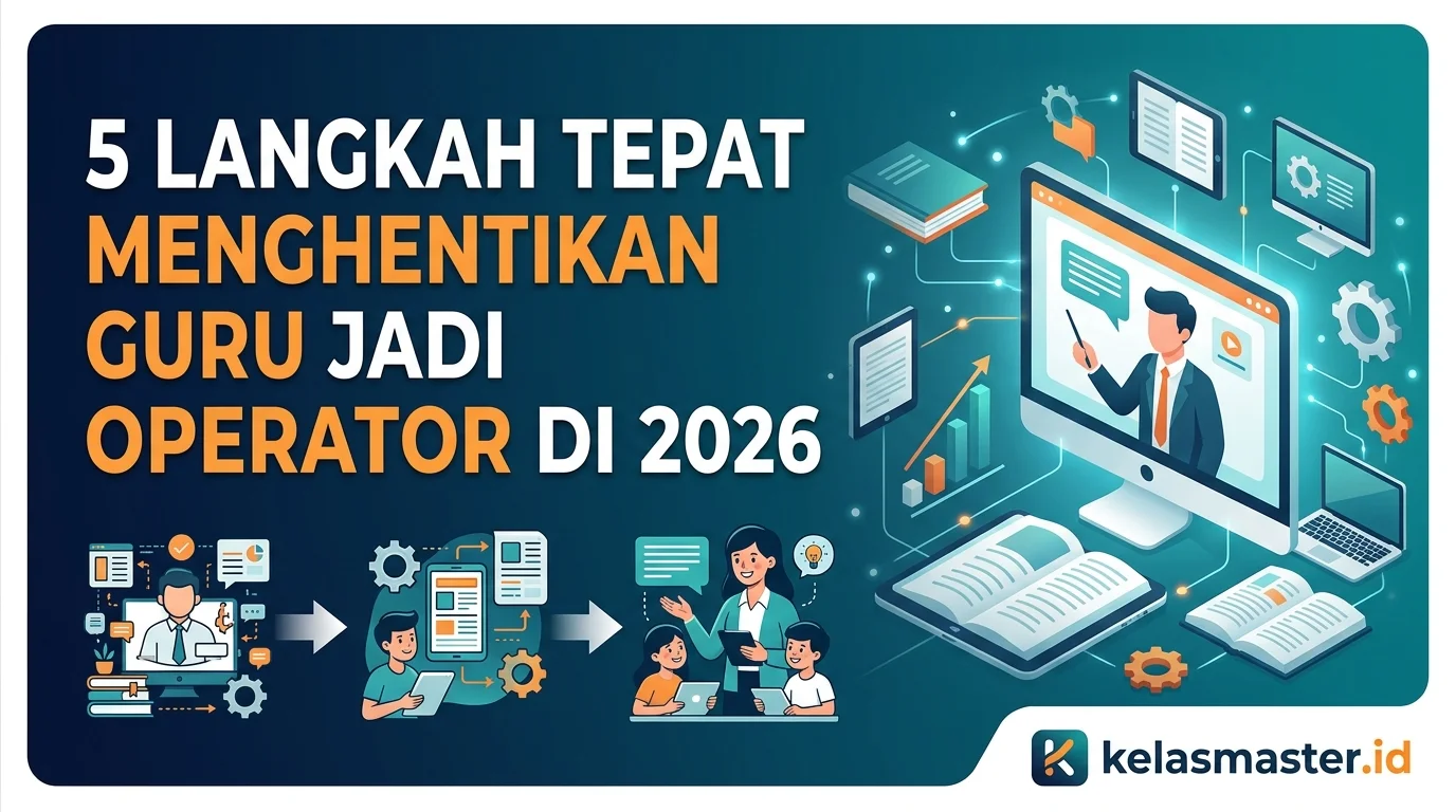 5 Langkah Tepat Menghentikan Guru Jadi Operator di 2026
