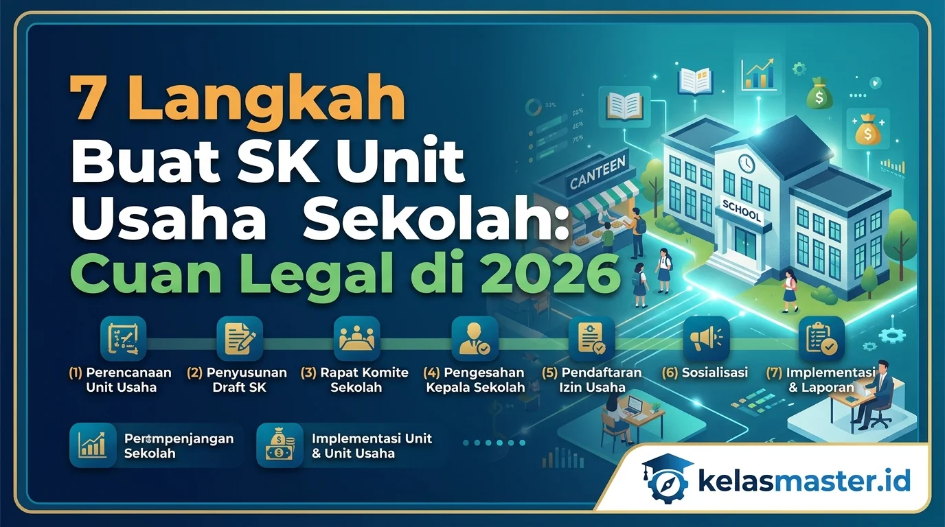 7 Langkah Buat SK Unit Usaha Sekolah: Cuan Legal di 2026