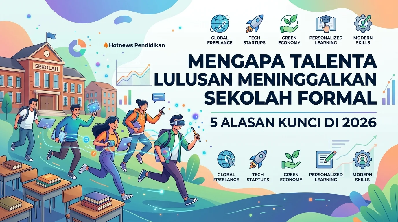 Eksodus Talenta: 5 Alasan Lulusan Terbaik Meninggalkan Sekolah Formal di 2026