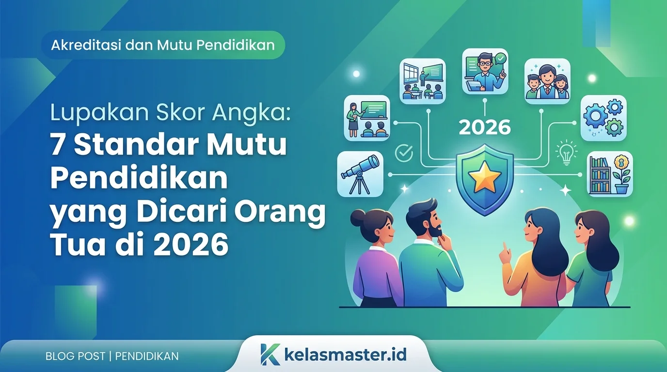 Lupakan Skor Angka: 7 Standar Mutu Pendidikan yang Dicari Orang Tua di 2026
