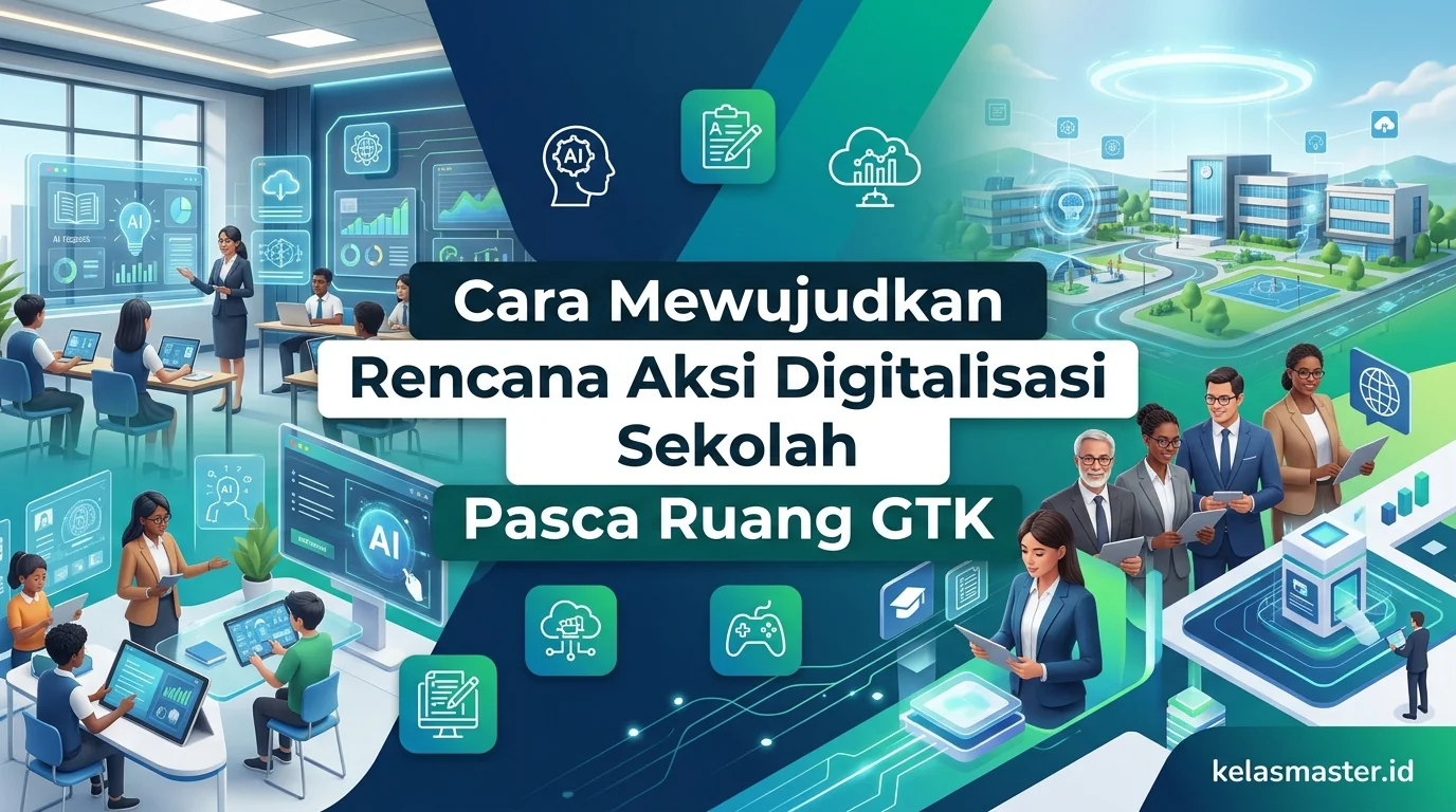 Cara Mewujudkan Rencana Aksi Digitalisasi Sekolah Pasca Ruang GTK