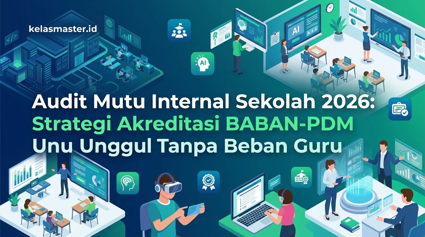 Audit Mutu Internal Sekolah 2026: Strategi Akreditasi BAN-PDM Unggul Tanpa Beban Guru