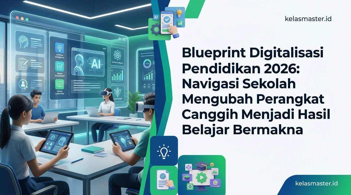 Blueprint Digitalisasi Pendidikan 2026: Navigasi Sekolah Mengubah Perangkat Canggih Menjadi Hasil Belajar Bermakna