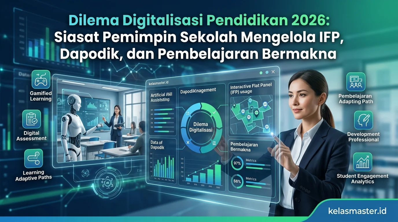 Dilema Digitalisasi Pendidikan 2026: Siasat Pemimpin Sekolah Mengelola IFP, Dapodik, dan Pembelajaran Bermakna