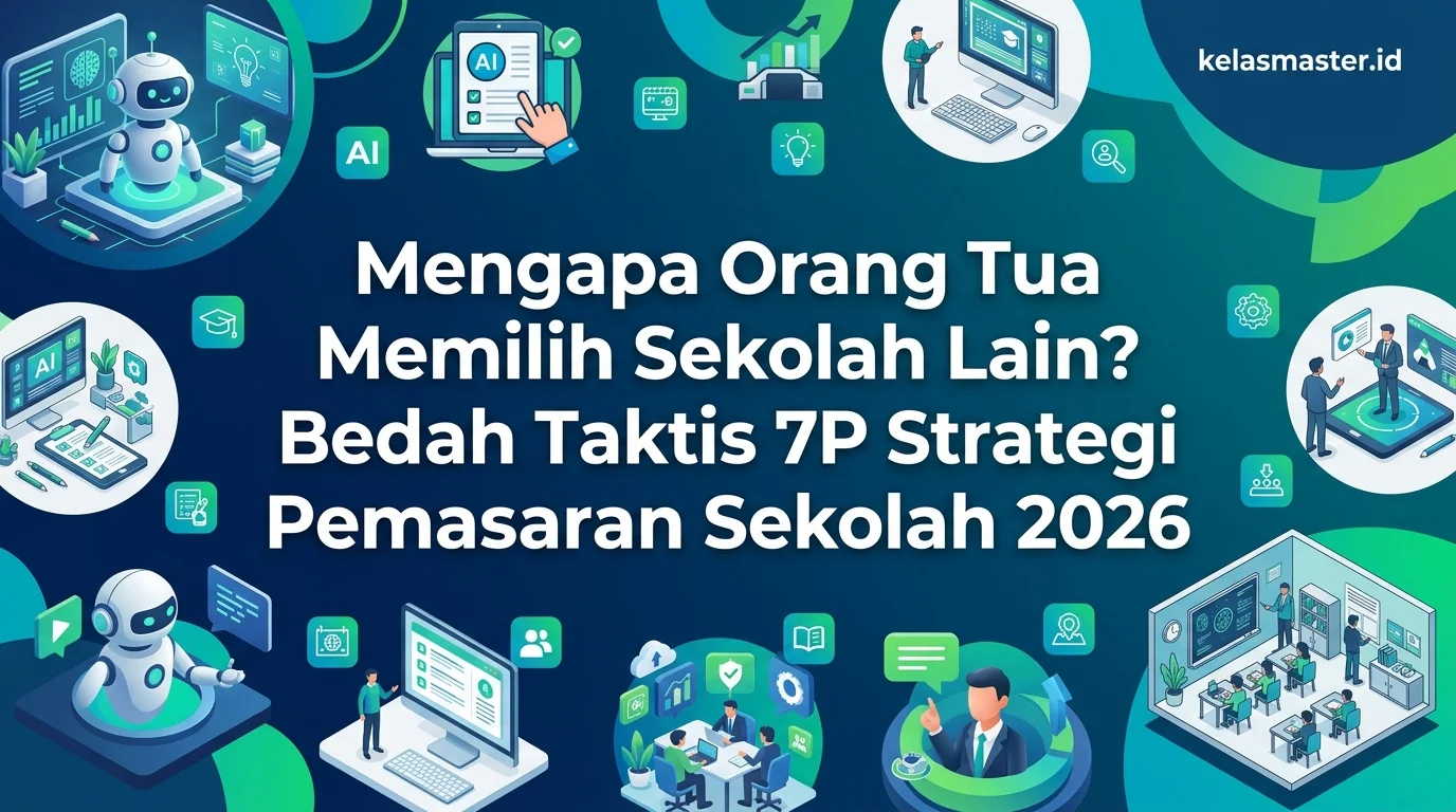 Mengapa Orang Tua Memilih Sekolah Lain? Bedah Taktis 7P Strategi Pemasaran Sekolah 2026