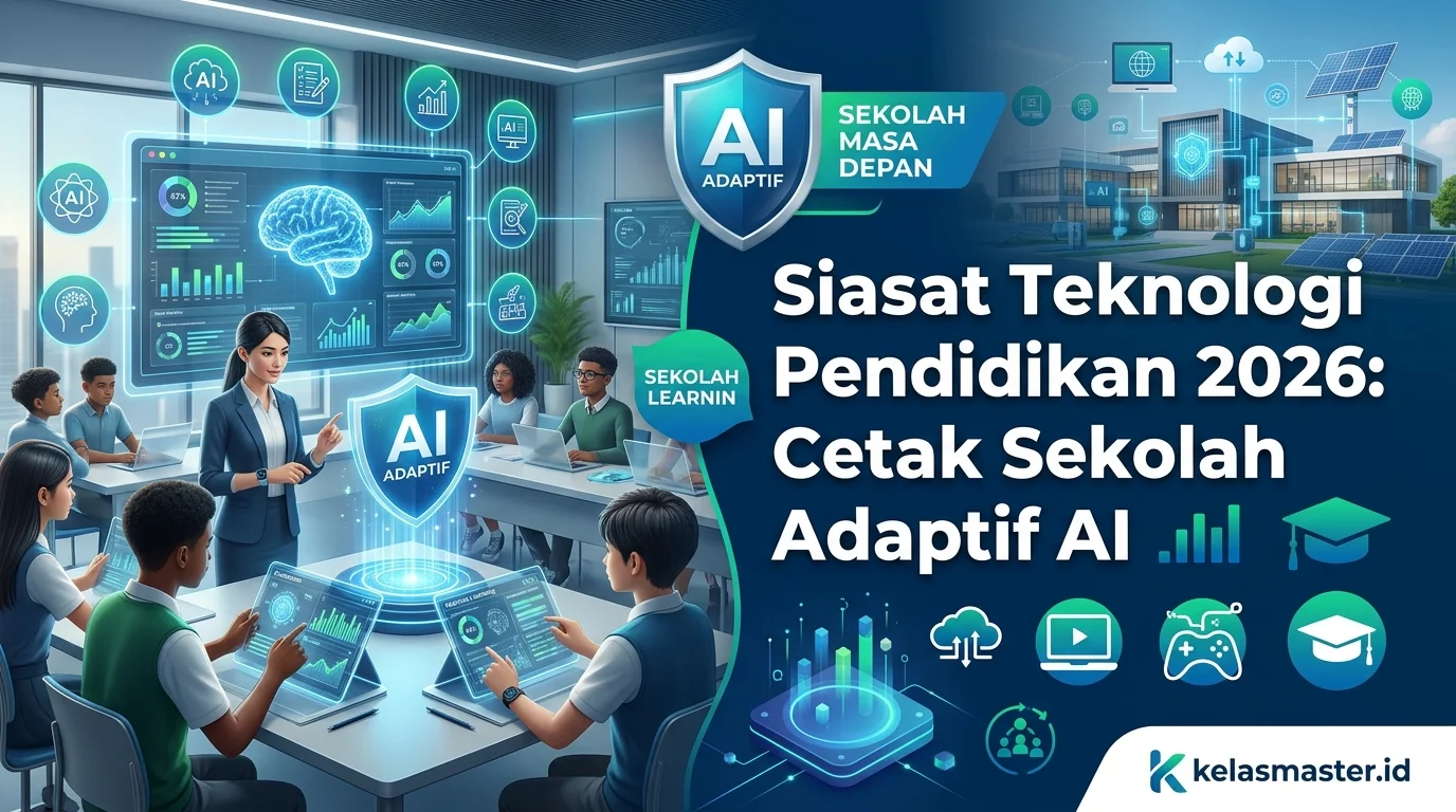 Siasat Teknologi Pendidikan 2026: Cetak Sekolah Adaptif AI