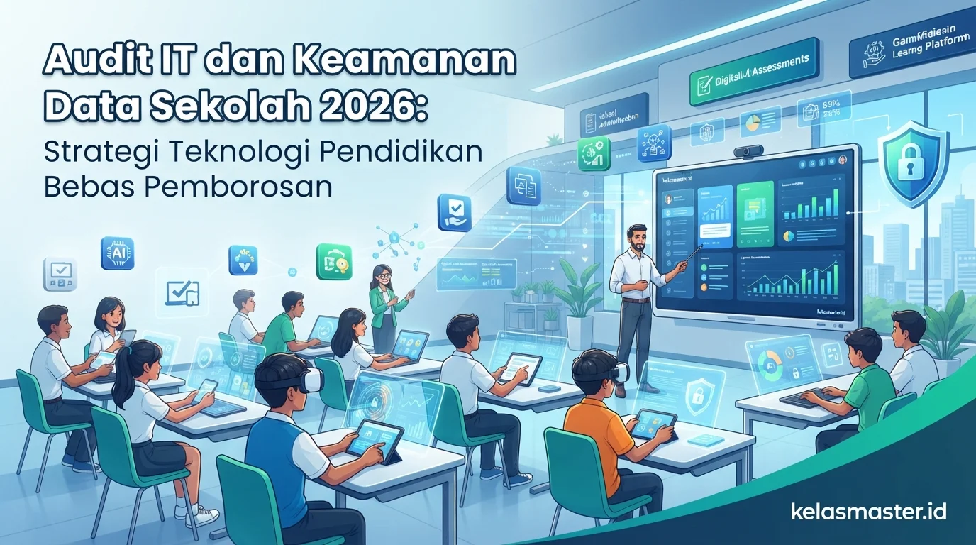 Audit IT dan Keamanan Data Sekolah 2026: Strategi Teknologi Pendidikan Bebas Pemborosan