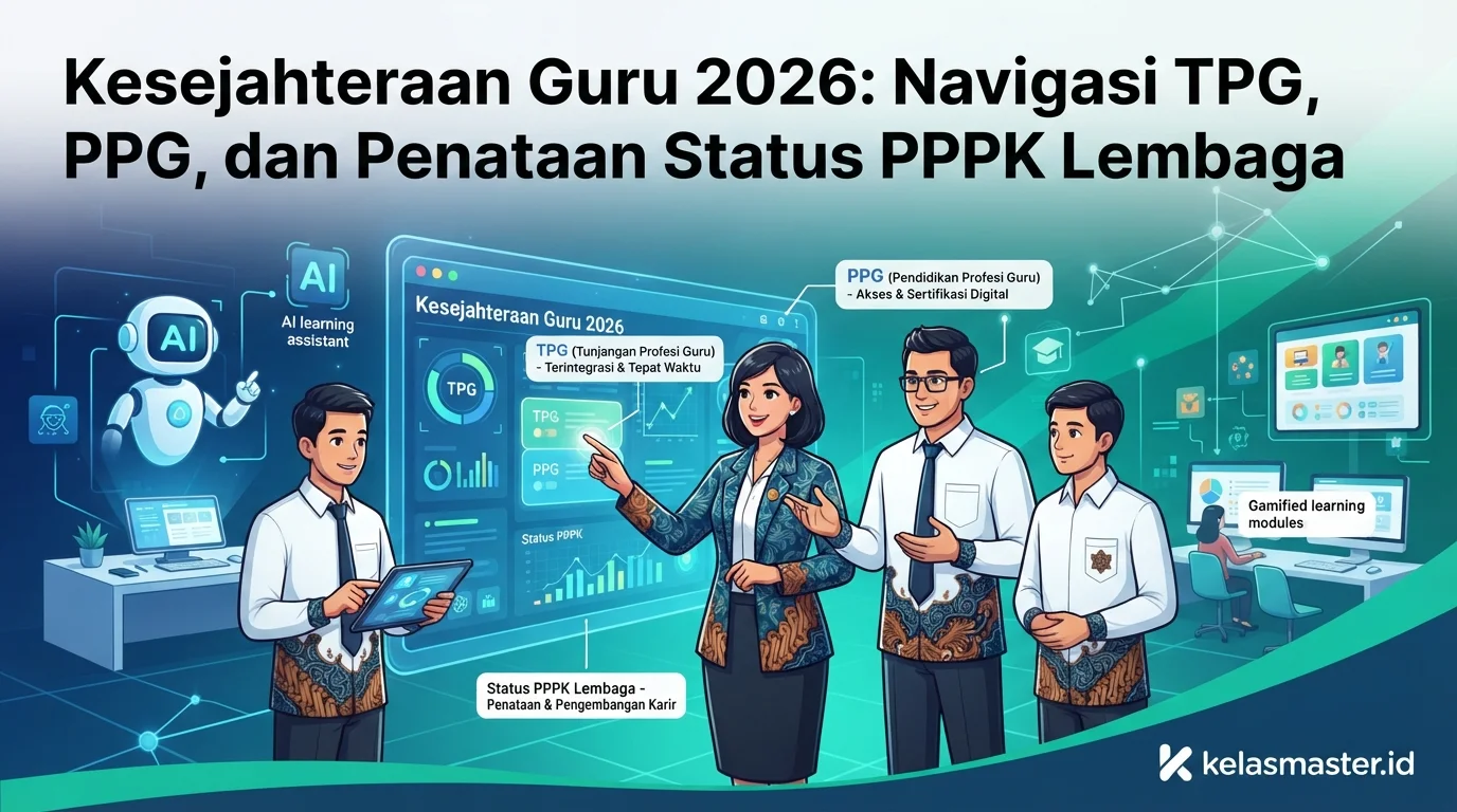 Kesejahteraan Guru 2026: Navigasi TPG, PPG, dan Penataan Status PPPK Lembaga