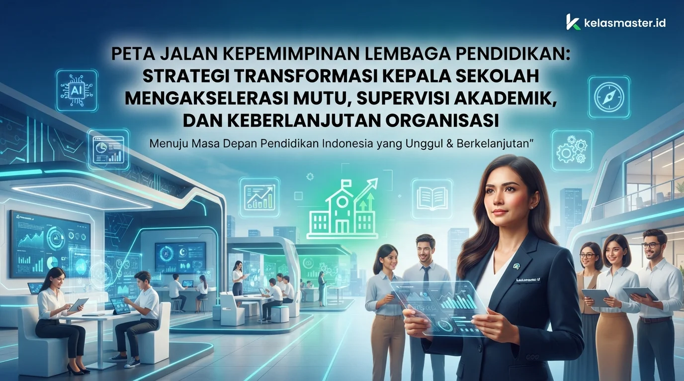 Peta Jalan Kepemimpinan Lembaga Pendidikan: Strategi Transformasi Kepala Sekolah Mengakselerasi Mutu, Supervisi Akademik, dan Keberlanjutan Organisasi