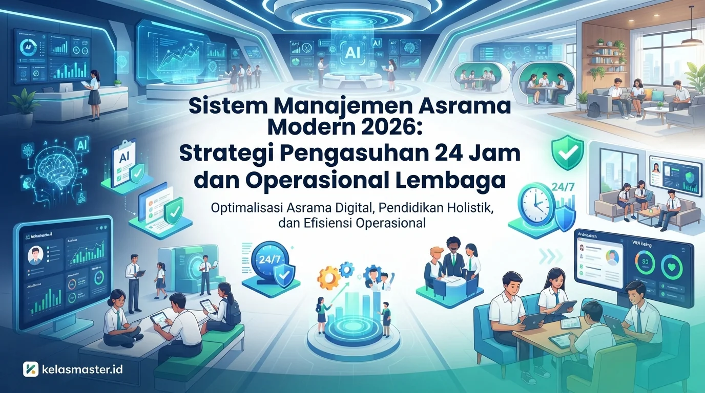 Sistem Manajemen Asrama Modern 2026: Strategi Pengasuhan 24 Jam dan Operasional Lembaga