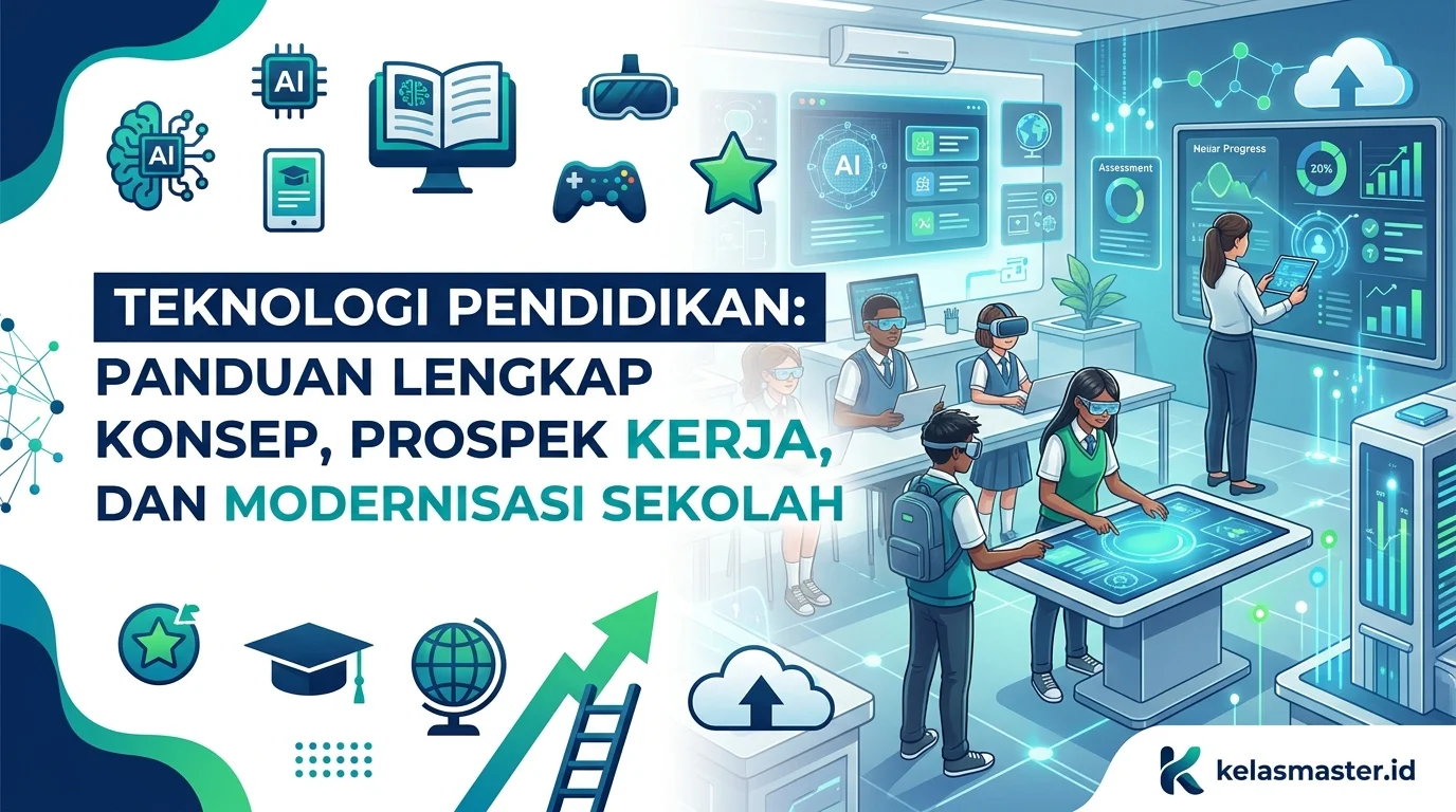 Teknologi Pendidikan: Panduan Lengkap Konsep, Prospek Kerja, dan Modernisasi Sekolah