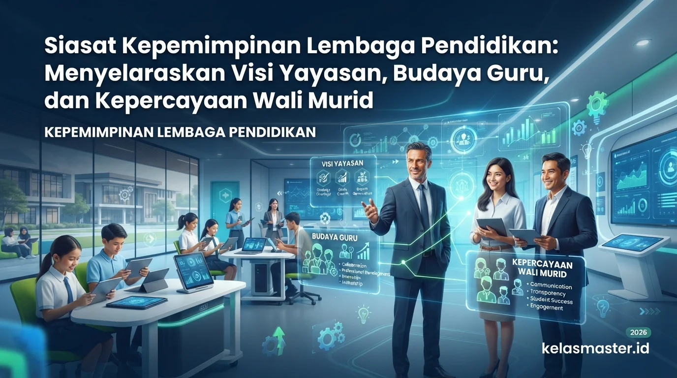 Siasat Kepemimpinan Lembaga Pendidikan: Menyelaraskan Visi Yayasan, Budaya Guru, dan Kepercayaan Wali Murid